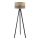 Duolla - Gulvlampe DUO 1xE27/60W/230V diameter 44 cm beige/grå/wenge