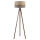 Duolla - Gulvlampe DUO 1xE27/60W/230V diameter 44 cm beige/grå/wenge