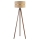 Duolla - Gulvlampe DUO 1xE27/60W/230V diameter 44 cm beige/wenge