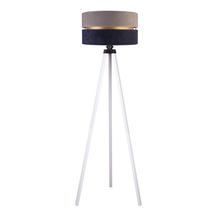 Duolla - Gulvlampe DUO 1xE27/60W/230V diameter 44 cm grå/blå/hvid
