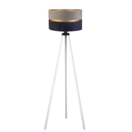 Duolla - Gulvlampe DUO 1xE27/60W/230V diameter 44 cm grå/blå/hvid