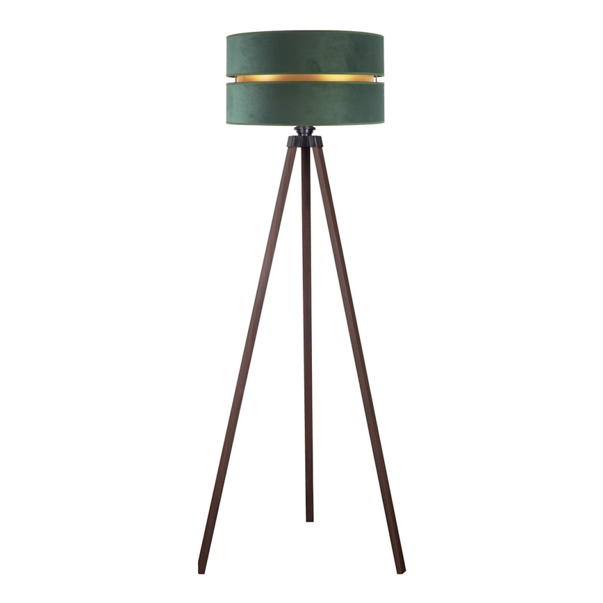 Duolla - Gulvlampe DUO 1xE27/60W/230V diameter 44 cm grøn/brun