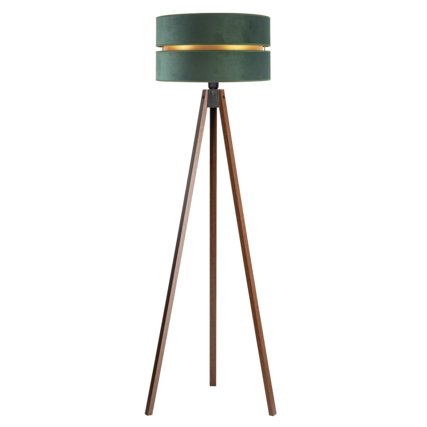 Duolla - Gulvlampe DUO 1xE27/60W/230V diameter 44 cm grøn/wenge