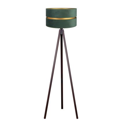 Duolla - Gulvlampe DUO 1xE27/60W/230V diameter 44 cm grøn/wenge