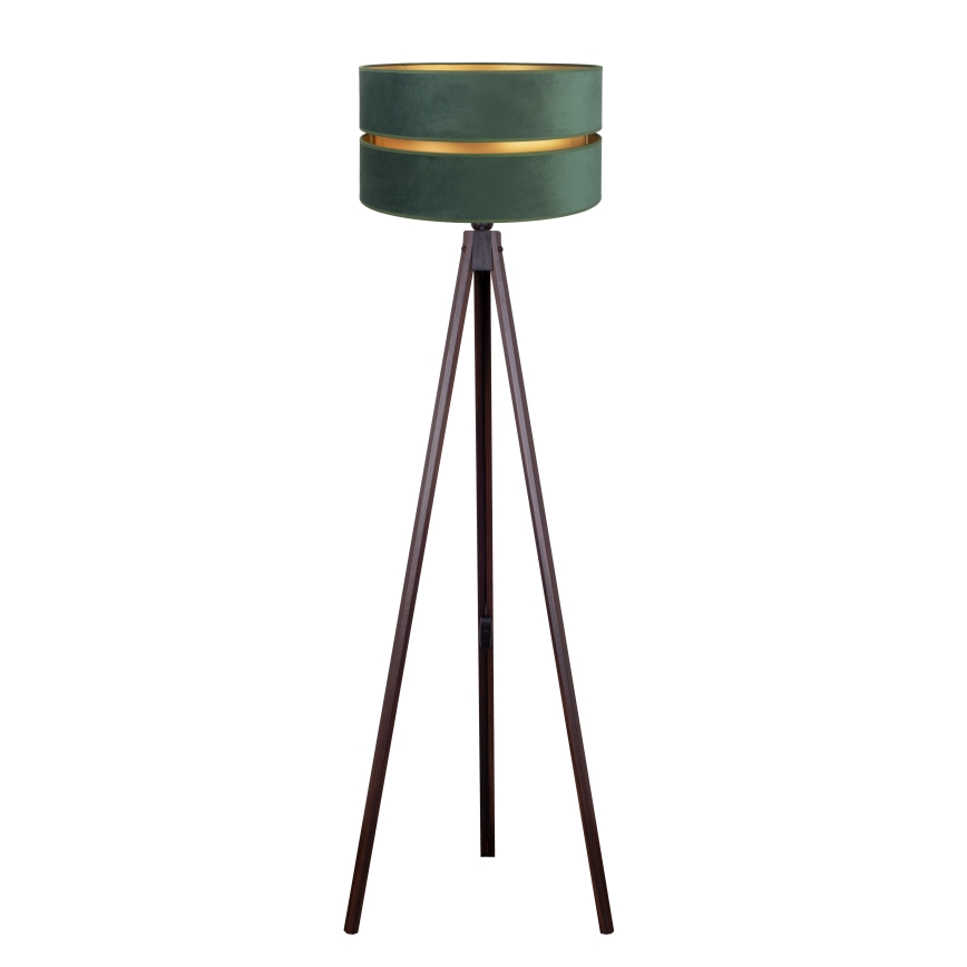Duolla - Gulvlampe DUO 1xE27/60W/230V diameter 44 cm grøn/wenge