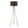 Duolla - Gulvlampe DUO 1xE27/60W/230V diameter 44 cm sort/beige