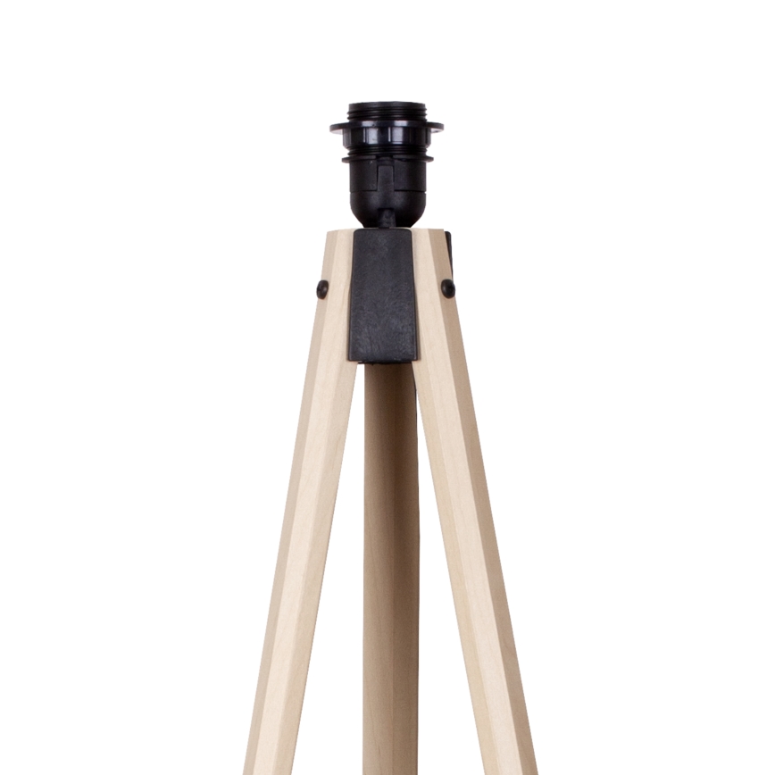 Duolla - Gulvlampe DUO 1xE27/60W/230V diameter 44 cm sort/beige