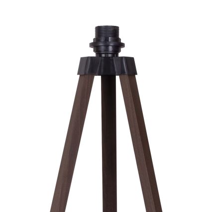 Duolla - Gulvlampe DUO 1xE27/60W/230V diameter 44 cm sort/brun