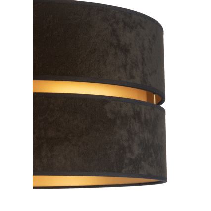 Duolla - Gulvlampe DUO 1xE27/60W/230V diameter 44 cm sort/wenge