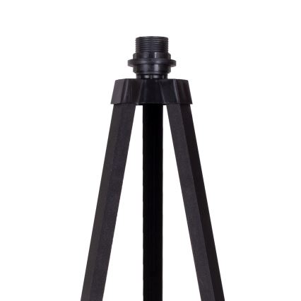 Duolla - Gulvlampe DUO 1xE27/60W/230V diameter 44 cm sort/wenge