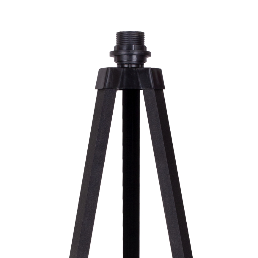 Duolla - Gulvlampe DUO 1xE27/60W/230V diameter 44 cm sort/wenge