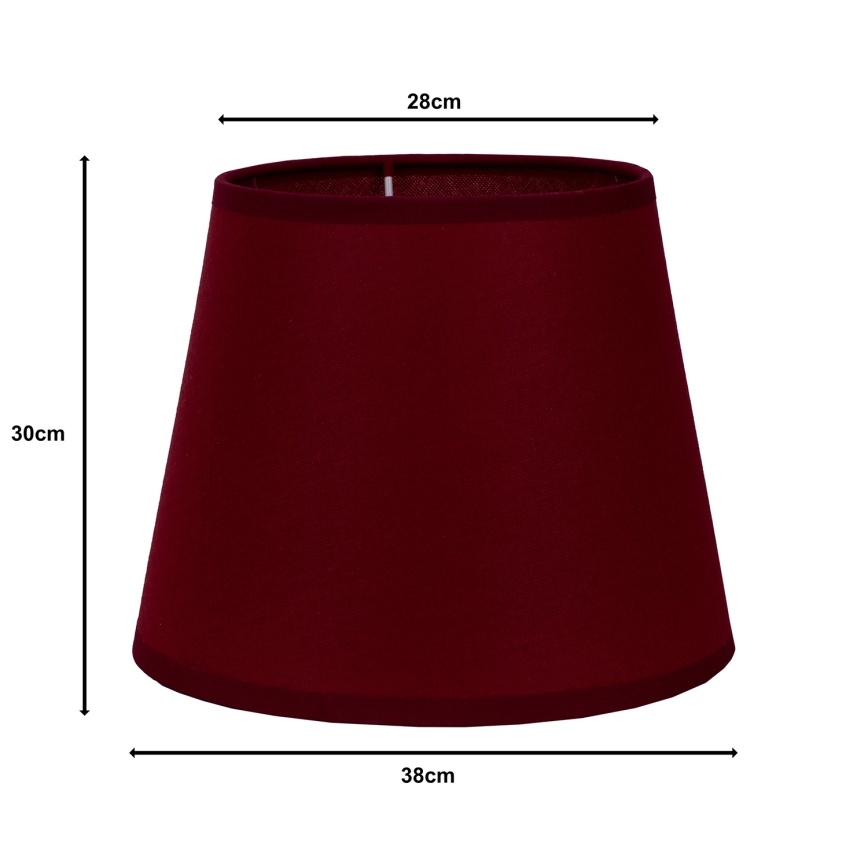 Duolla - Lampeskærm CLASSIC L E27 diameter 38 cm bordeauxfarvet