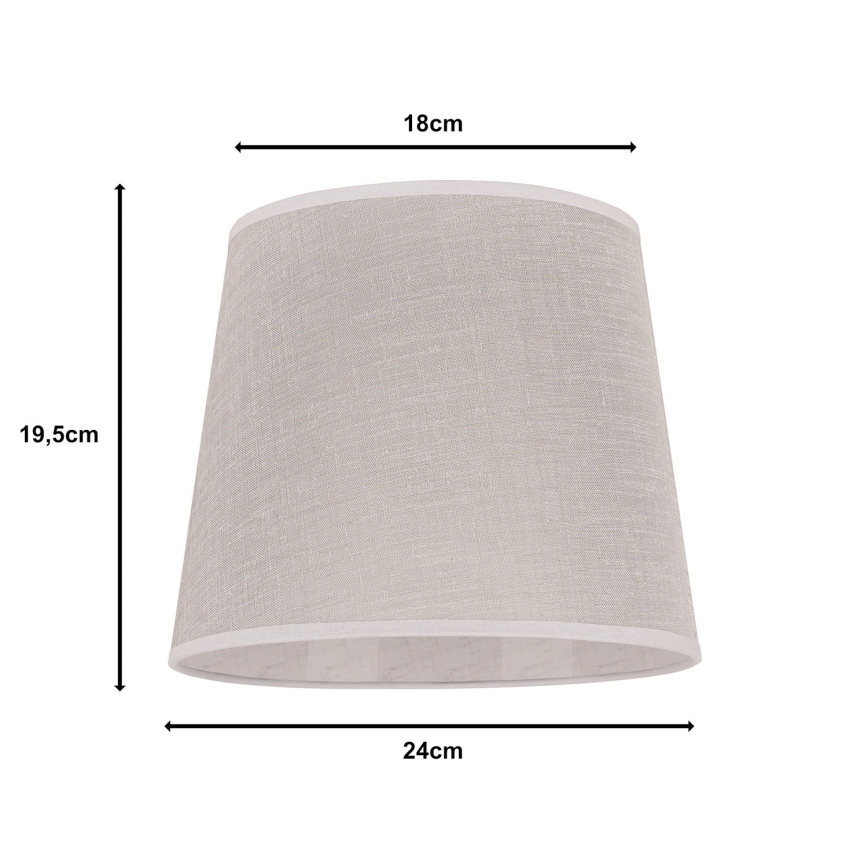 Duolla - Lampeskærm CLASSIC M E27 diameter 24 cm beige