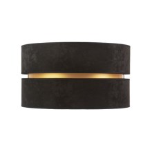 Duolla - Lampeskærm DUO E27 diameter 40 cm sort/guldfarvet