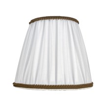 Duolla - Lampeskærm E27 diam. 18,5 cm hvid/brun