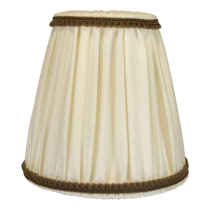 Duolla - Lampeskærm til bord- og gulvlampe E27 pr. 15 cm creme/brun
