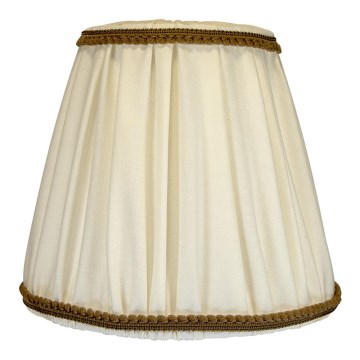 Duolla - Lampeskærm til bord- og gulvlampe E27 pr. 18,5 cm creme/brun