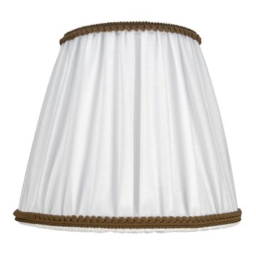 Duolla - Lampeskærm til bord- og gulvlampe E27 pr. 18,5 cm hvid/brun