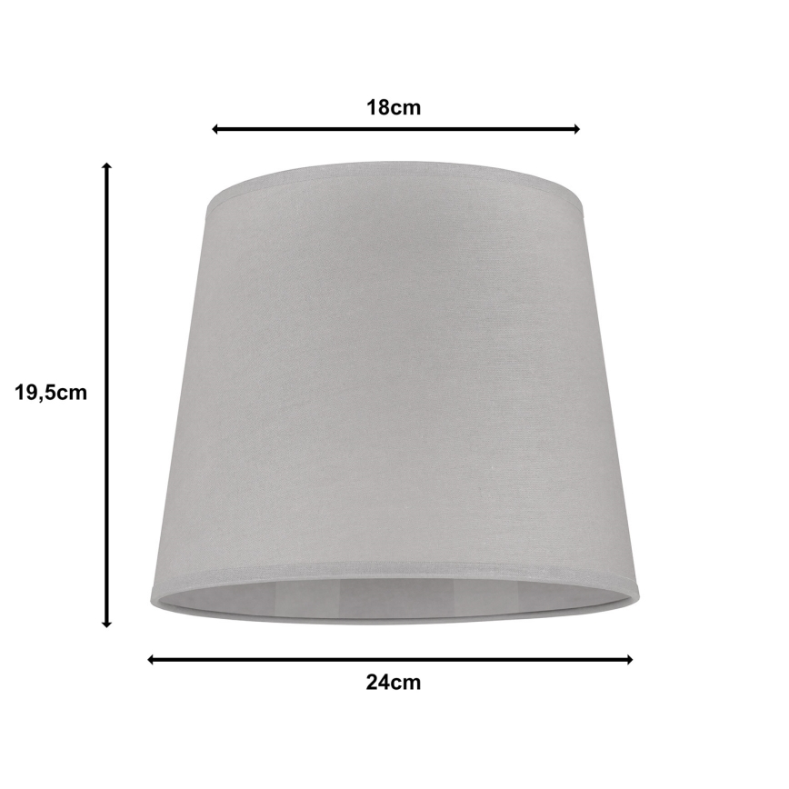 Duolla - Lampeskærm til bordlampe CLASSIC M E27 diameter 24 cm beige