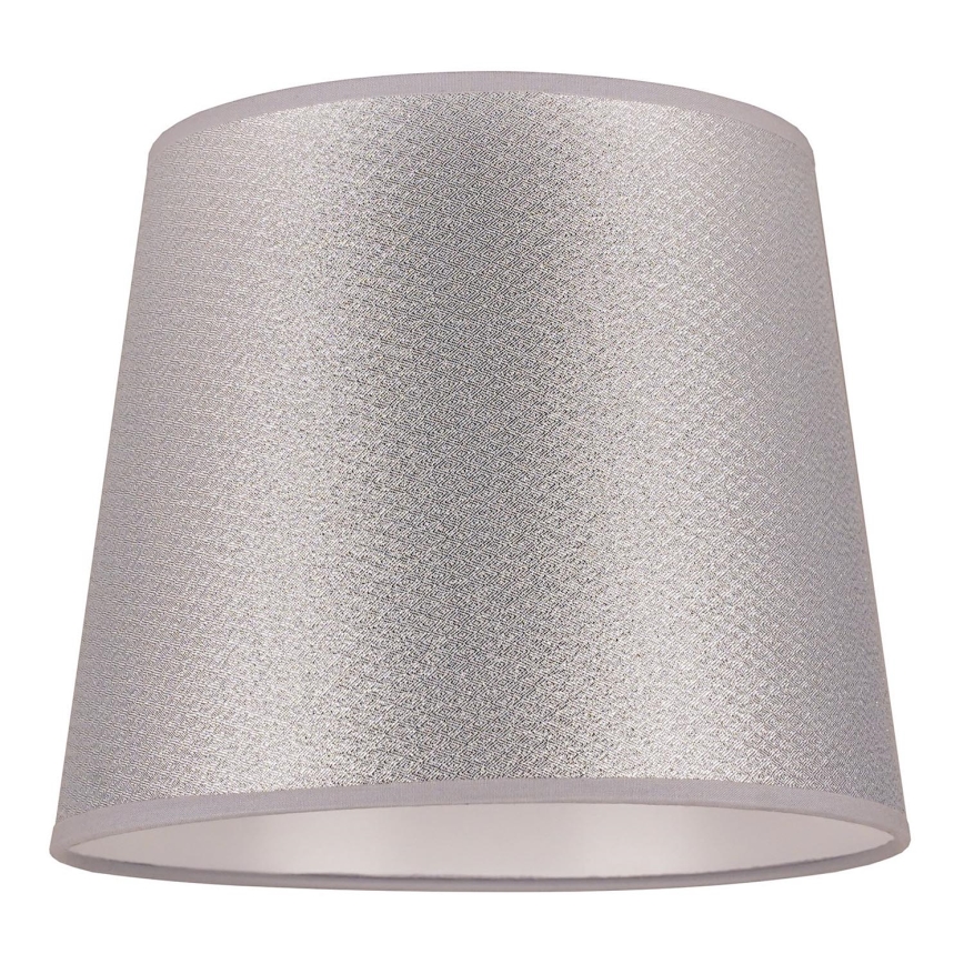 Duolla - Lampeskærm til bordlampe CLASSIC M E27 diameter 24 cm sølvfarvet