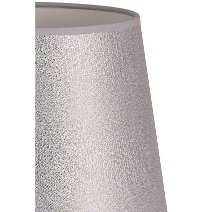 Duolla - Lampeskærm til bordlampe CLASSIC M E27 diameter 24 cm sølvfarvet