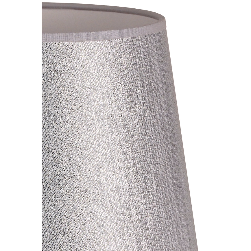 Duolla - Lampeskærm til bordlampe CLASSIC M E27 diameter 24 cm sølvfarvet