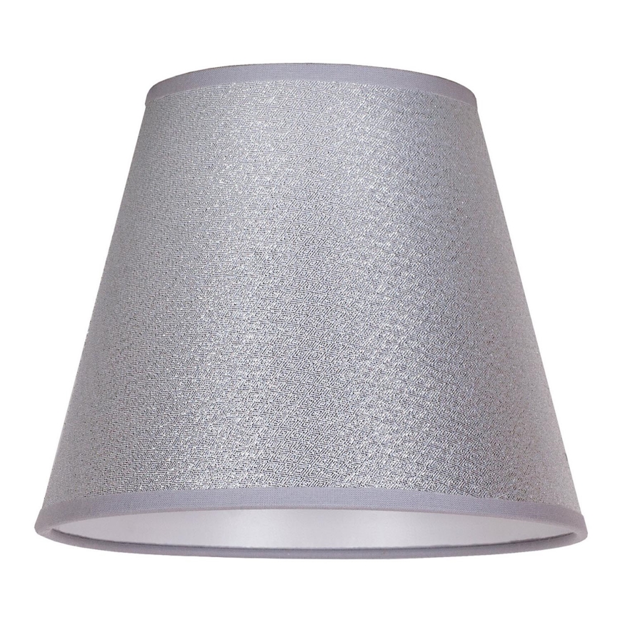 Duolla - Lampeskærm til bordlampe SOFIA XS E14 Ø 18,5 cm sølv