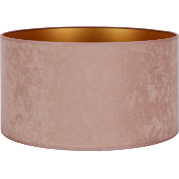 Duolla - Lampeskærm til gulvlampe VELVET E27 diameter 35 cm beige/guldfarvet