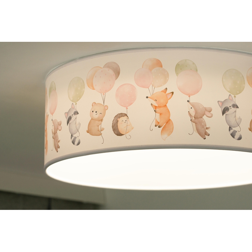 Duolla - LED Børne loftlampe CORTINA LED/26W/230V Ø 40 cm 4000K