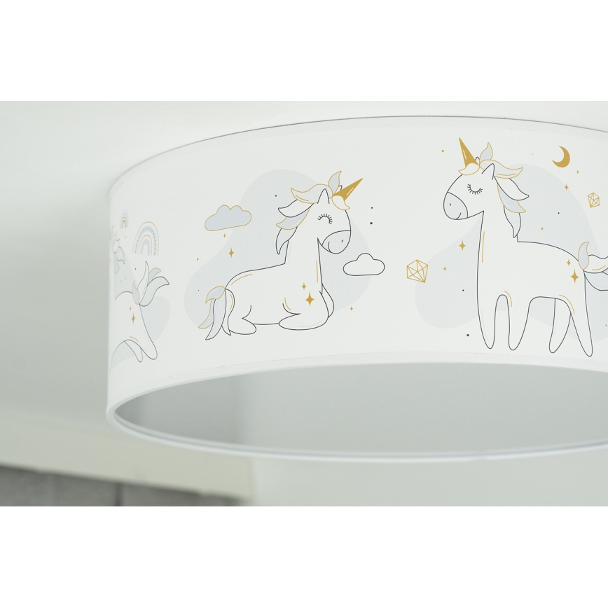 Duolla - LED Børne loftlampe CORTINA LED/26W/230V Ø 40 cm 4000K