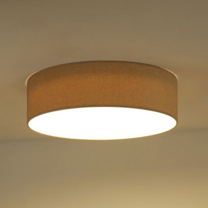 Duolla - LED loftlampe CORTINA LED/26W/230V diameter 30 cm 4000K beige