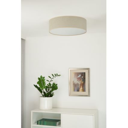 Duolla - LED loftlampe CORTINA LED/26W/230V diameter 30 cm 4000K beige