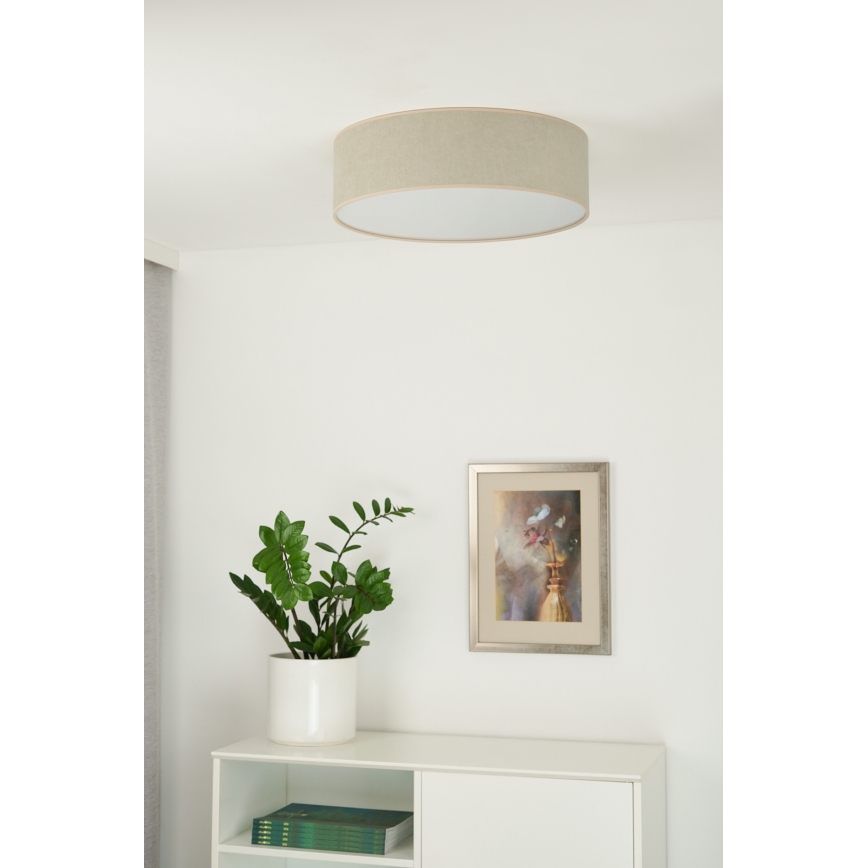 Duolla - LED loftlampe CORTINA LED/26W/230V diameter 30 cm 4000K beige