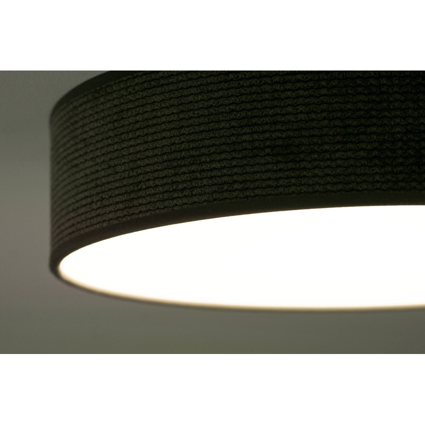 Duolla - LED loftlampe CORTINA LED/26W/230V diameter 30 cm 4000K brun