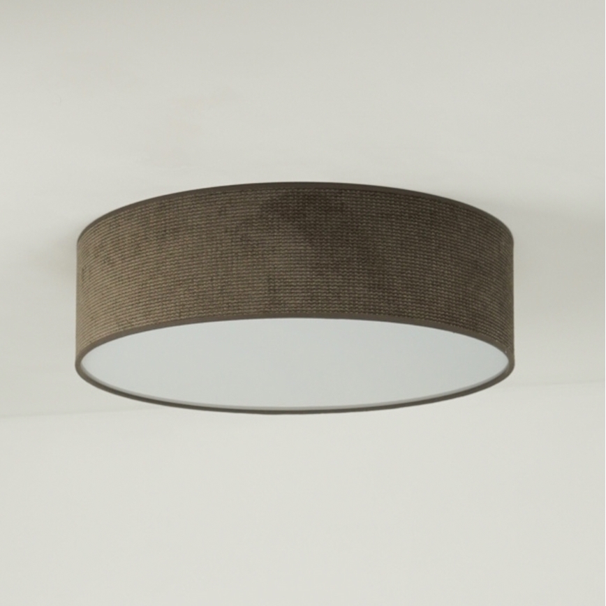 Duolla - LED loftlampe CORTINA LED/26W/230V diameter 30 cm 4000K brun
