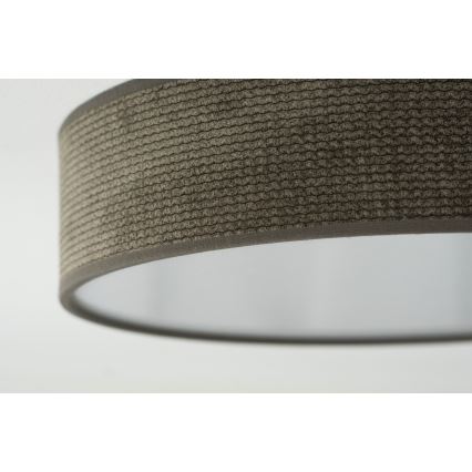 Duolla - LED loftlampe CORTINA LED/26W/230V diameter 30 cm 4000K brun