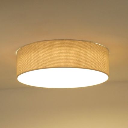 Duolla - LED loftlampe CORTINA LED/26W/230V diameter 30 cm 4000K cremefarvet