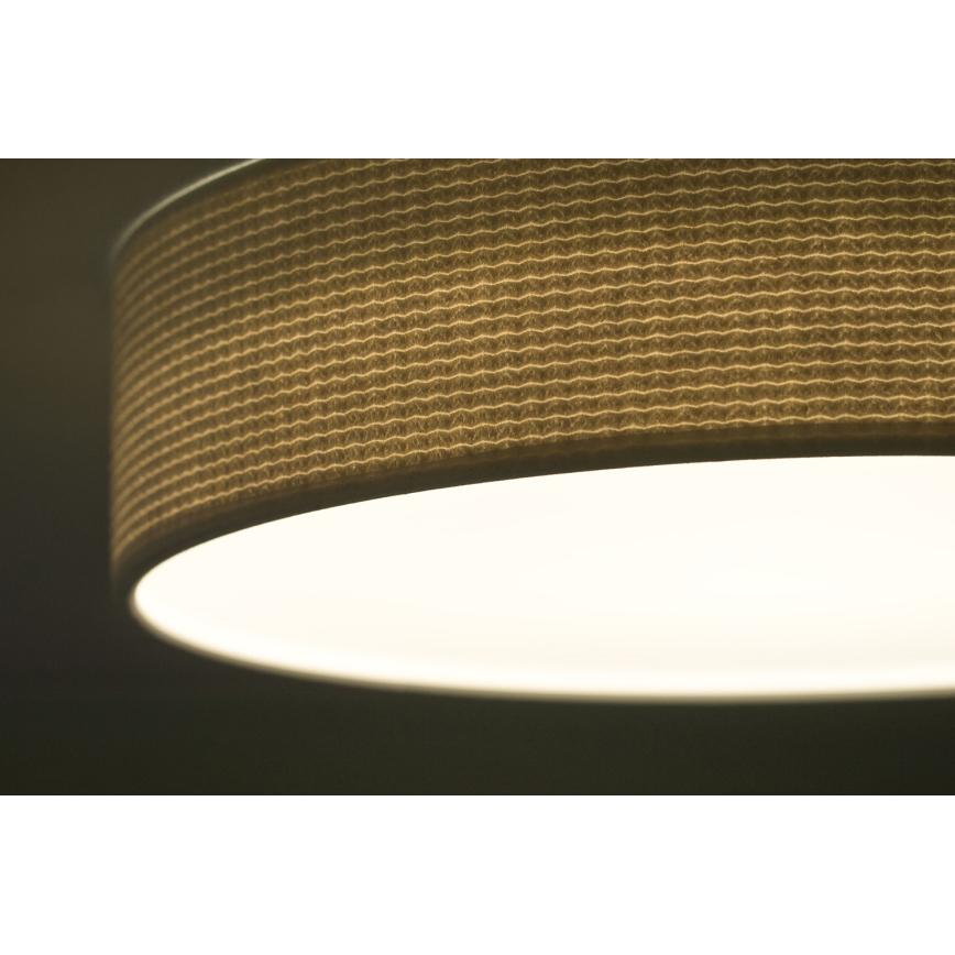 Duolla - LED loftlampe CORTINA LED/26W/230V diameter 30 cm 4000K cremefarvet