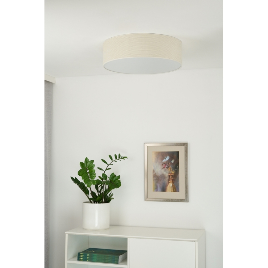 Duolla - LED loftlampe CORTINA LED/26W/230V diameter 30 cm 4000K cremefarvet