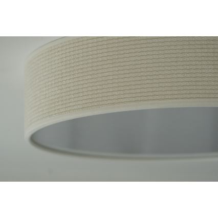 Duolla - LED loftlampe CORTINA LED/26W/230V diameter 30 cm 4000K cremefarvet