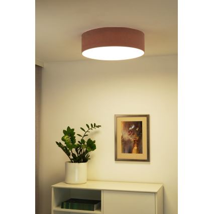 Duolla - LED loftlampe CORTINA LED/26W/230V diameter 30 cm 4000K lyserød