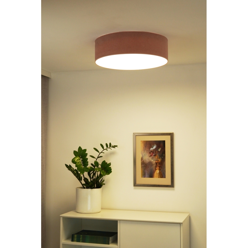 Duolla - LED loftlampe CORTINA LED/26W/230V diameter 30 cm 4000K lyserød