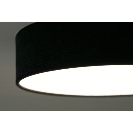 Duolla - LED loftlampe CORTINA LED/26W/230V diameter 30 cm 4000K sort