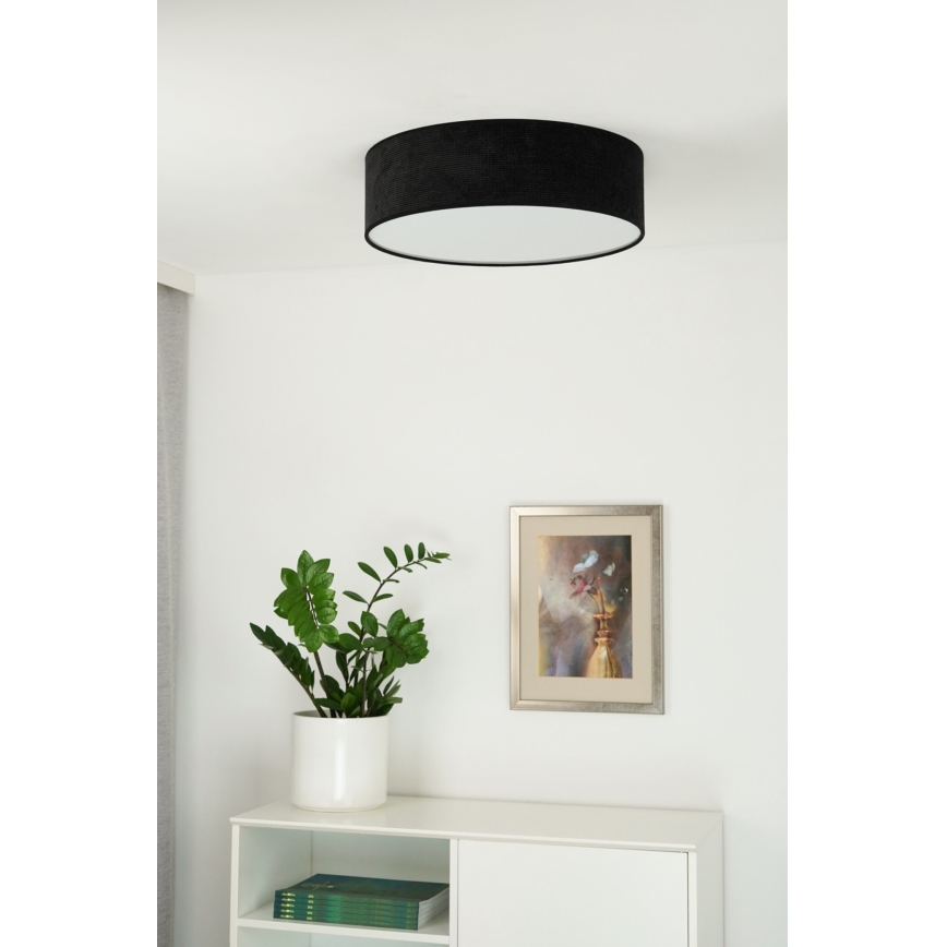 Duolla - LED loftlampe CORTINA LED/26W/230V diameter 30 cm 4000K sort