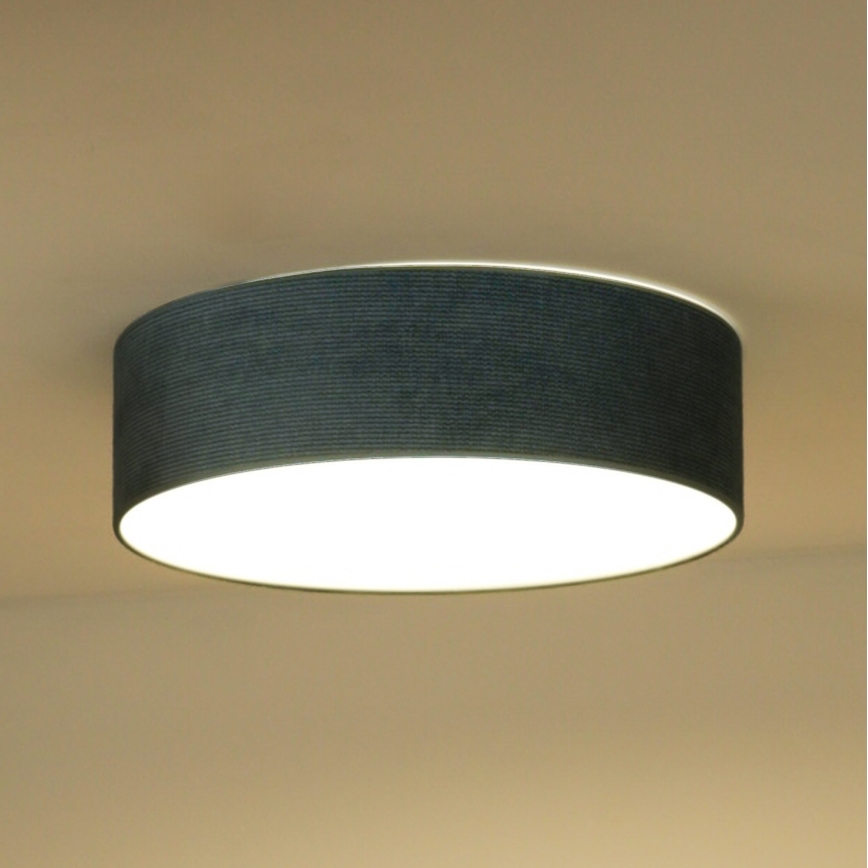 Duolla - LED loftlampe CORTINA LED/26W/230V diameter 30 cm 4000K turkis