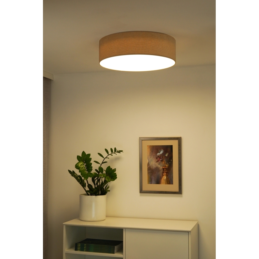 Duolla - LED loftlampe CORTINA LED/26W/230V diameter 45 cm 4000K beige