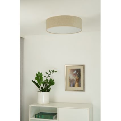 Duolla - LED loftlampe CORTINA LED/26W/230V diameter 45 cm 4000K beige