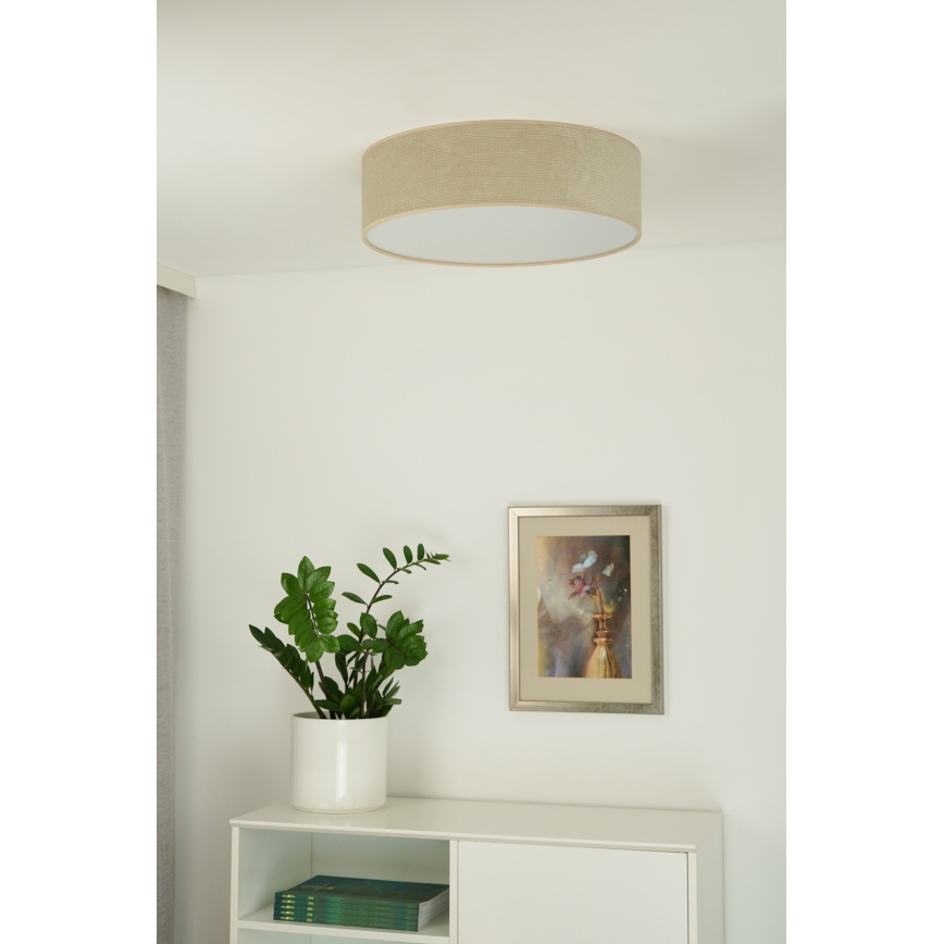 Duolla - LED loftlampe CORTINA LED/26W/230V diameter 45 cm 4000K beige