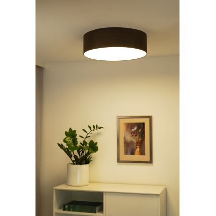 Duolla - LED loftlampe CORTINA LED/26W/230V diameter 45 cm 4000K brun