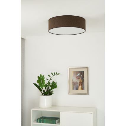 Duolla - LED loftlampe CORTINA LED/26W/230V diameter 45 cm 4000K brun